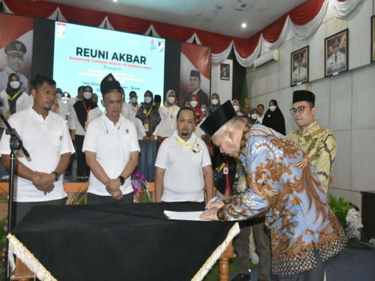 IKA-IPMK Medan Gelar Reuni Akbar Bagholek Godang Basuo Jo Kawan Lamo