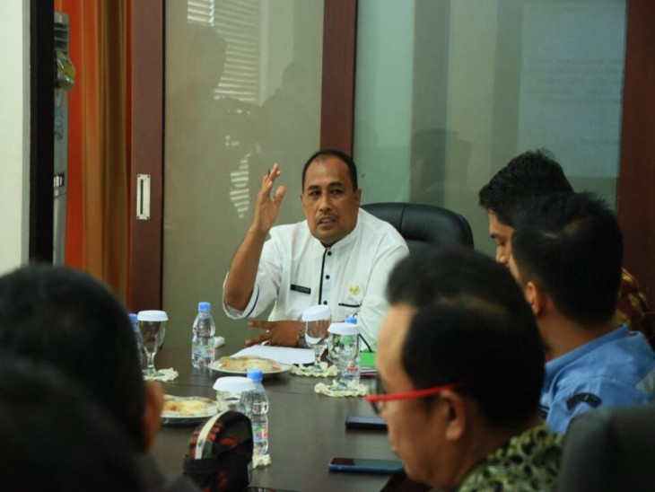 Asisten II Suhermi Sambut Baik Audiensi Pertamina Hulu Rokan Terkait Percepatan Kegiatan Pengeboran diwilayah Kampar.