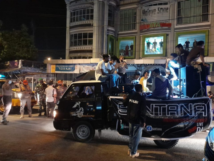 Satgas Covid 19 Kampar Tertibkan Malam Takbiran