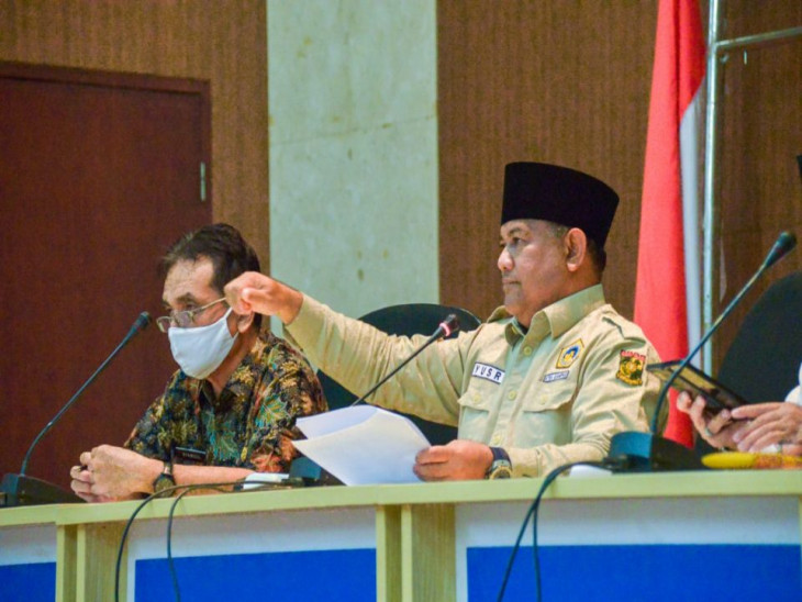 Sekda Kampar Pimpin Rakor Satgas Penanganan Covid- 19