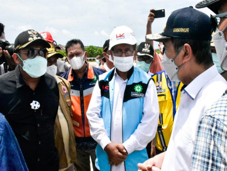 Bupati Kampar Dampingi Gubri Lakukan Persiapan Rencana Kunjungan Kerja Presiden RI Ke Kampar Riau.