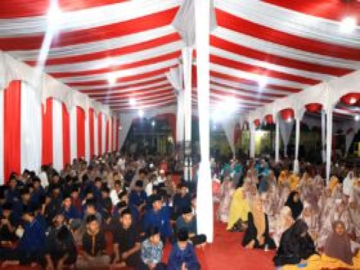 Sekda Kampar Hadiri Peringatan Maulid Nabi Muhammad SAW di Mapolres Kampar.