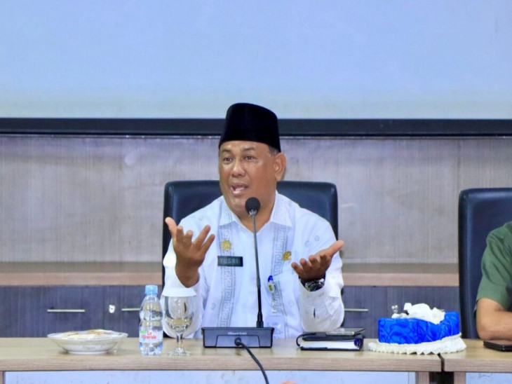 Sekda Kampar Pimpin Rapat Verifikasi Keanggotaan Koperasi Iyo Basamo.