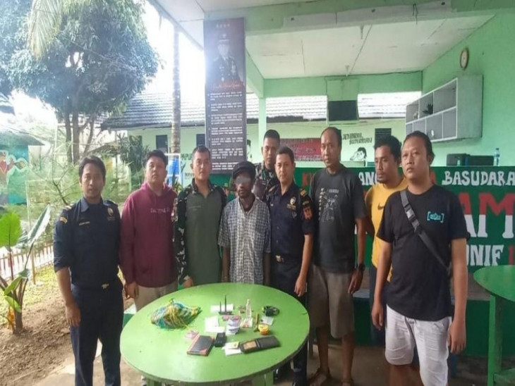 Sinergi Satgas Yonif 132/BS Bersama Bea Cukai Jayapura, Gagalkan Upaya Penyelundupan Munisi Di Perbatasan.