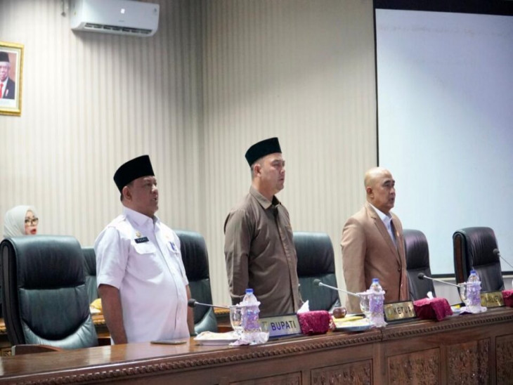 Usai Fraksi-Fraksi Sampaikan Pandangan, Pemda Kampar Langsung Berikan Jawaban.