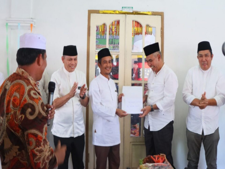 Sudah Menjadi Tradisi bagi Lemang, Kamsol Hadiri Peringatan Maulid Nabi Warga Rimbo Panjang.