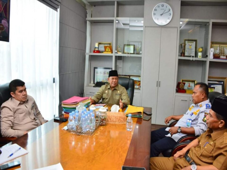 Kunker Menteri PMK Ke Kampar, Sekda Kampar Pimpin Rapat Persiapan.