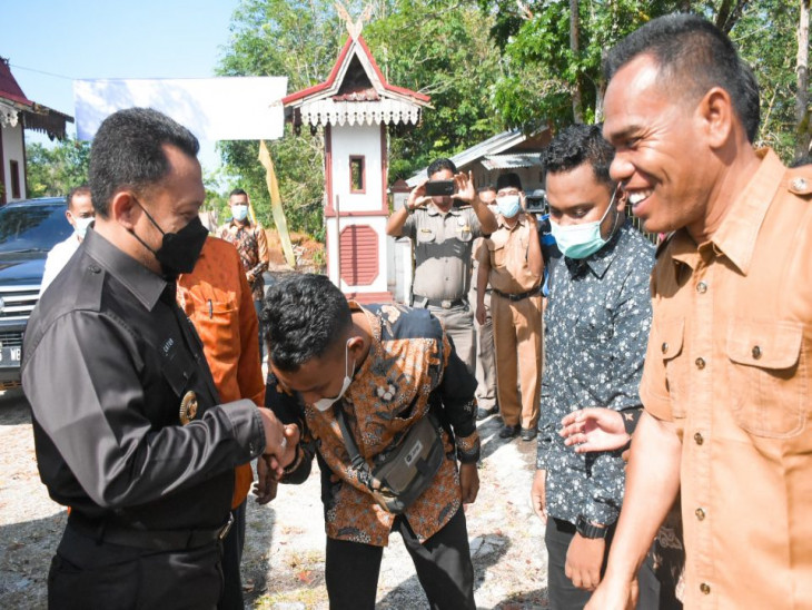 Hadiri pelantikan Himpunan Mahasiswa Kampar Utara, Catur : Mahasiswa Bagian tak Terpisahkan dari Pemerintah dan Masyarakat Kampar