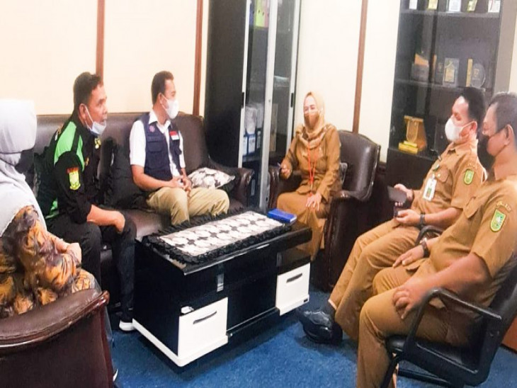 Jalin Sinergitas, Kominfo Kampar Kunjungi Kominfo Riau