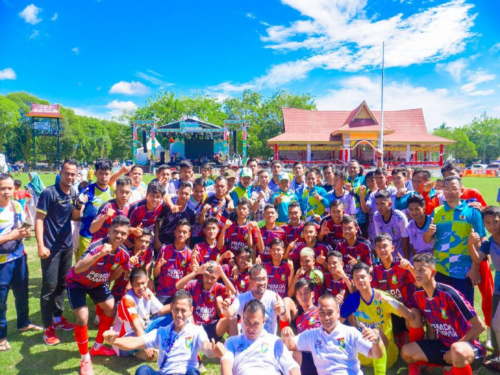 Cabor Bergengsi, Tim Sepak Bola Kampar Kembali Juara