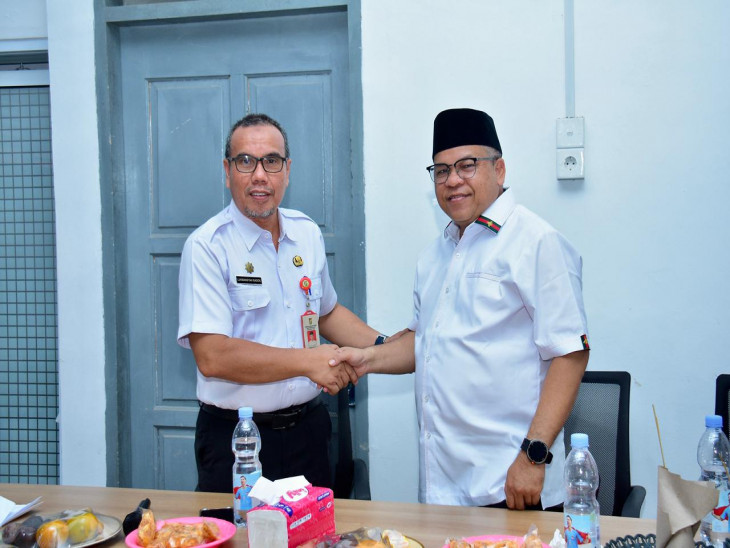 Usai dilantik, Kadis Kominfo Kampar Gelar Pisah Sambut. 