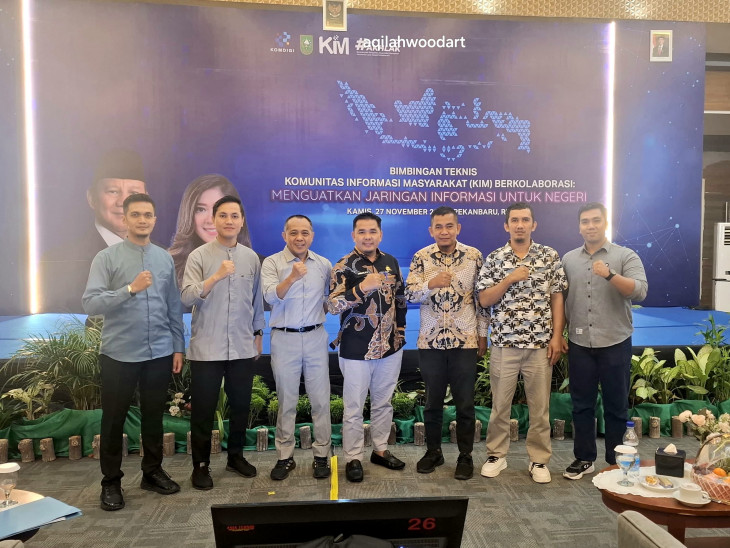 Optimalkan Website dan Media Sosial Kim.id, Diskominfo dan Persandian Kampar Mengikuti Kolaborasi Bimtek KIM: Perkuat Jaringan Informasi Negara