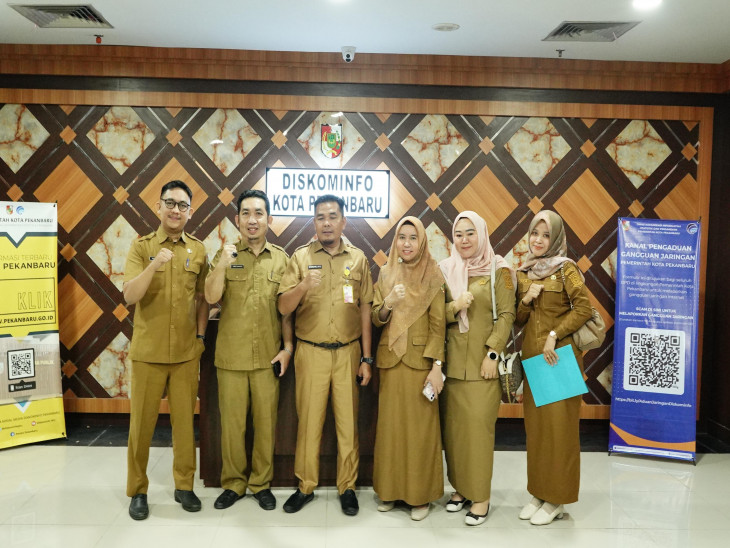 Diskominfo Kabupaten Kampar Lakukan Kunjungan Kerja Sekaligus Silaturrahmi ke Diskominfo Kota Pekanbaru