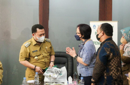 Bupati Kampar Sambut Kunjungan Direktur Pendidikan Dasar Tanoto Foundation.