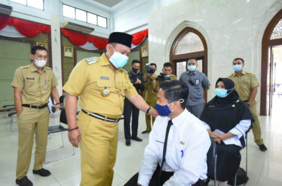 Sebanyak 46 CPNS Siap Bertugas di Pemkab Kampar.