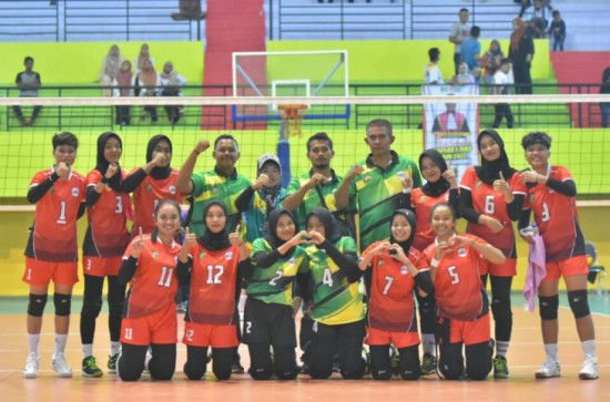 Haswinda Sukses Membawa Voli Putri Juara Porprov Setelah 20 Tahun Absen