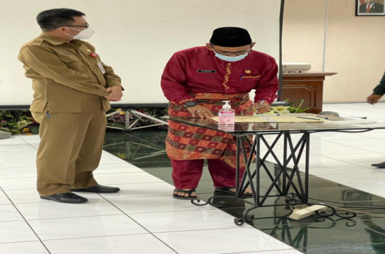 Bappeda Kampar Ekpose Program Prioritas Kampar di Bappeda Propinsi Riau