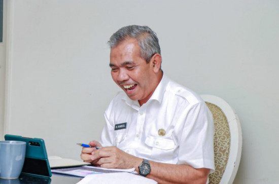 Usai Lakukan Kunker Ke Beberapa Kementerian, Pj. Bupati Kampar Bersama Kemendikbud RI Lakukan Webinar Pemulihan Pembelajaran Tatap Muka.