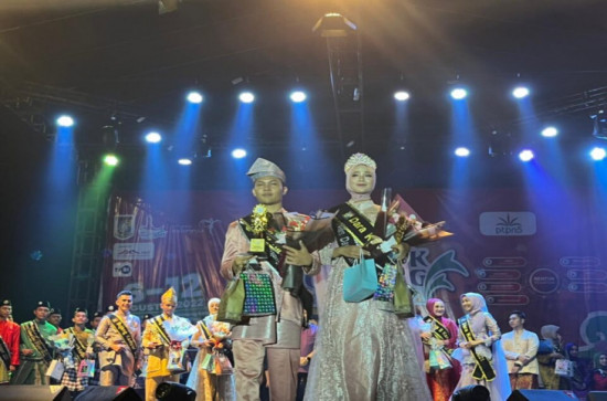 Alfajri Dan Yolanda Terpilih sebagai Bujang dan Dara Kabupaten Kampar Tahun 2022.