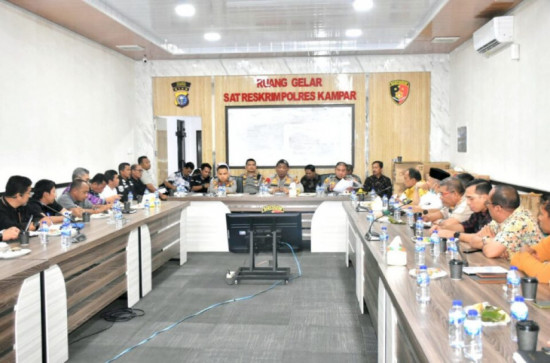 Bersama Pemda Kampar, Polres Kampar Siapkan 914 Personil PAM Tour de Muara Takus 2022.