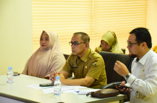 Lindungi Pekerja, Pemkab Kampar ikuti Zoom meeting dengan Dirjen BKD Kemendagri .