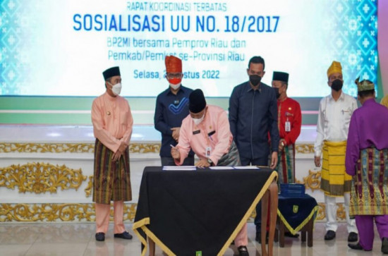 Telah Berikan Devisa Bagi Daerah, Pemkab Kampar Dukung Perlindungan Tenaga Migran Di Luar Negeri.