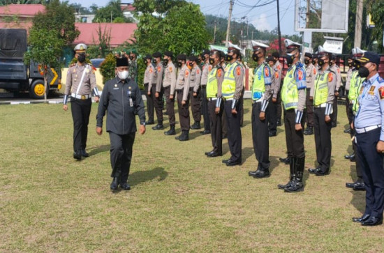Sekda Kampar Pimpin Apel Pasukan Operasi Ketupat Lancang Kuning