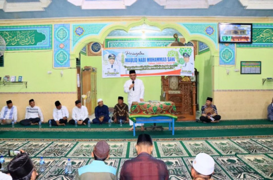 Pagi Jumpai Sandiaga Uno dan Wamendes Budi Arie, Malam Pj Bupati Hadiri Langsung Peringatan Maulid Nabi di Batu Langkah Kecil.