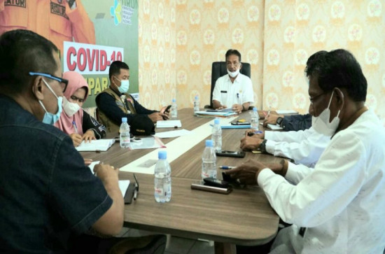 Satgas Covid-19 Kampar Gelar Rakor Penanganan Covid – 19