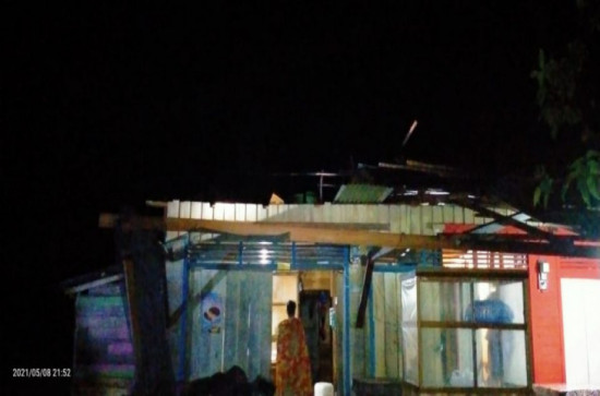 Puting Beliung di Desa Gema Akibatkan 21 Rumah Rusak