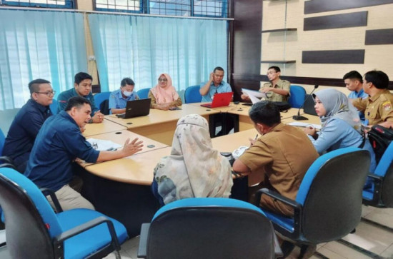 Maksimalkan Pelayanan Informasi Publik, Diskominfo Kampar Lakukan Aktifasi Akun SP4N LAPOR Kecamatan.