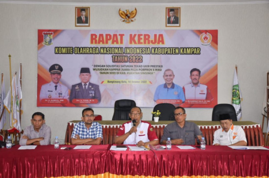 Berikut Jadwal dan Syarat Bagi Calon Ketum KONI Kampar Periode 2023-2027