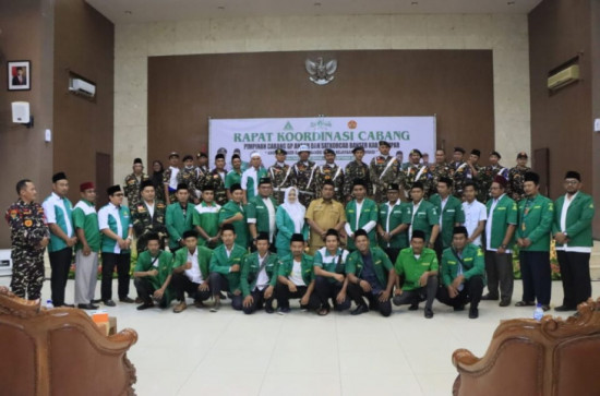 Bupati Kampar Buka Rakor Pimcab GP Ansor Kabupaten Kampar