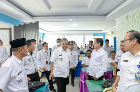 Pj Bupati Kampar Buka Secara Resmi Rakor Pendataan Awal Registrasi Sosial Ekonomi Tahun 2022.