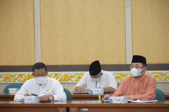 Pemkab Kampar ikuti Rapat Persiapan MTQ Provinsi Riau dan STQ Tingkat Nasional Tahun 2021
