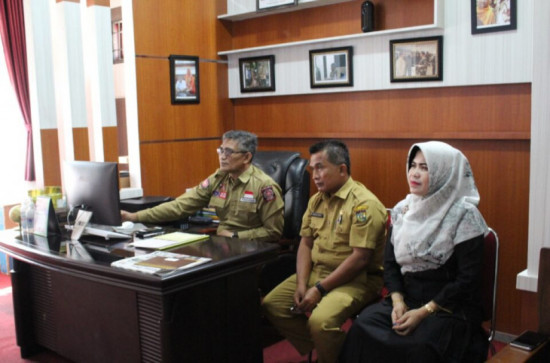 Bank Indonesia dan Dinas Sosial Kabupaten Kampar Bahas Penyaluran Bantuan Sosial Non Tunai (BSNT) Via Zoom Meeting