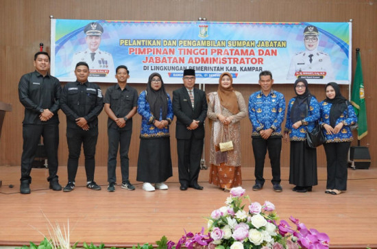 Lukmansyah Badoe Diamanahkan Jabat Kadis Kominfo dan Persandian Kabupaten Kampar