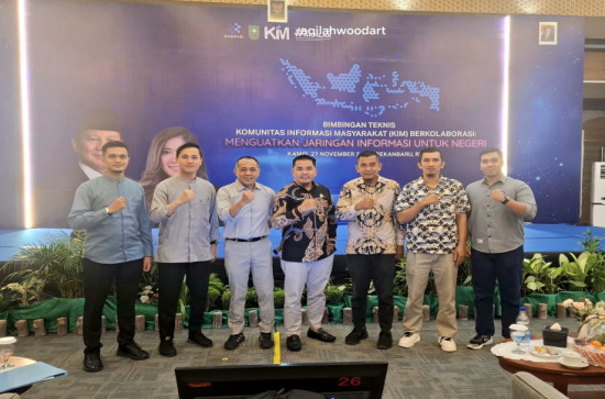Optimalkan Website dan Media Sosial Kim.id, Diskominfo dan Persandian Kampar Mengikuti Kolaborasi Bimtek KIM: Perkuat Jaringan Informasi Negara