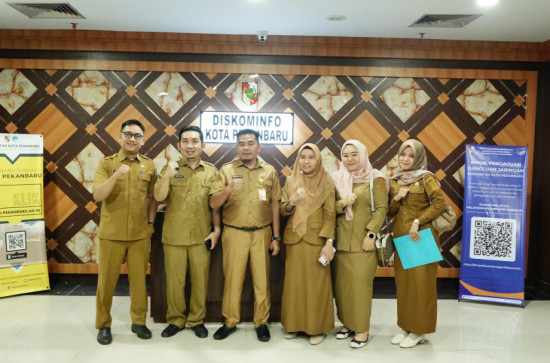 Diskominfo Kabupaten Kampar Lakukan Kunjungan Kerja Sekaligus Silaturrahmi ke Diskominfo Kota Pekanbaru