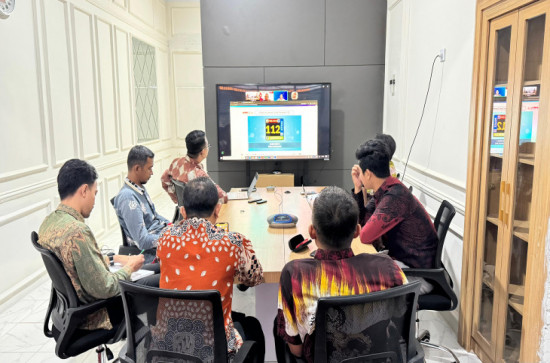 Diskominfo Kampar Perkuat Layanan Darurat Digital, Koordinasi Teknis Call Center 112 Digelar Bersama PT Trada Secara Daring